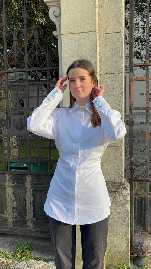 Chemise Blanche avec Col