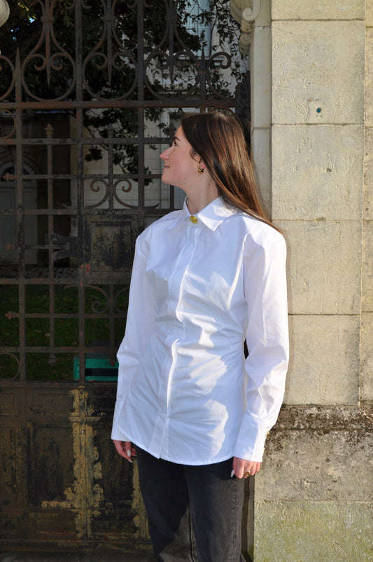 Chemise Blanche avec Col
